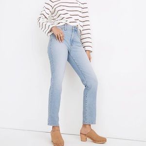 Madewell the perfect vintage jean light blue denim
